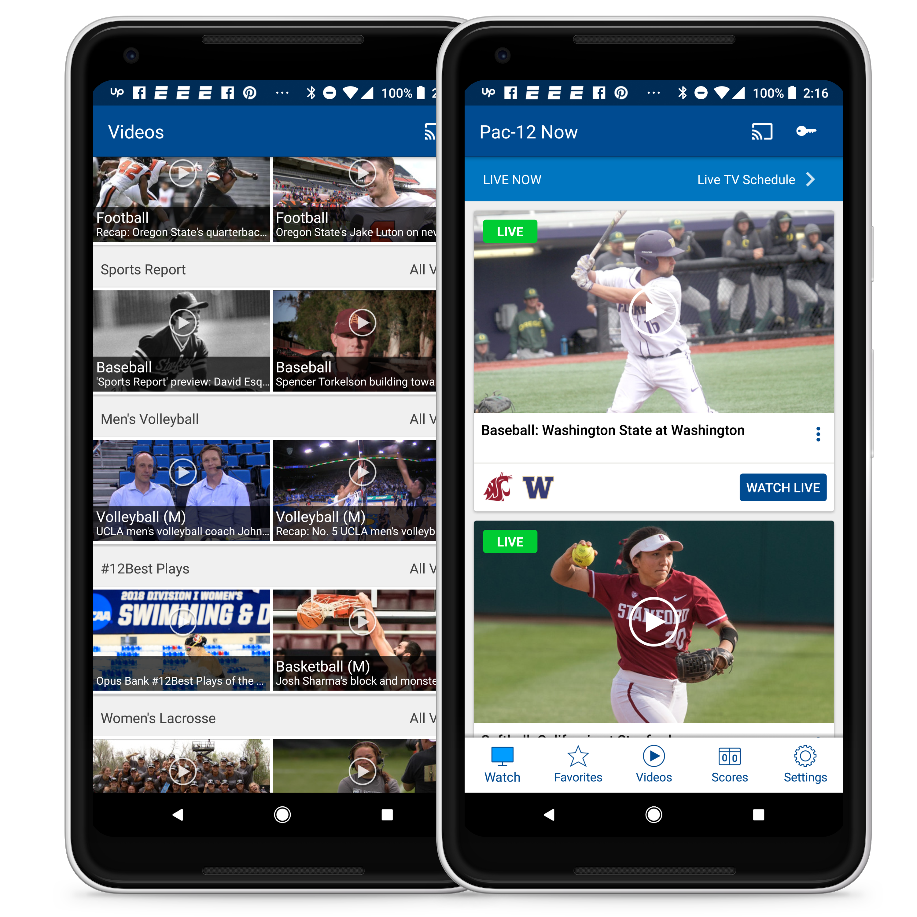 Pac-12 Now for Android